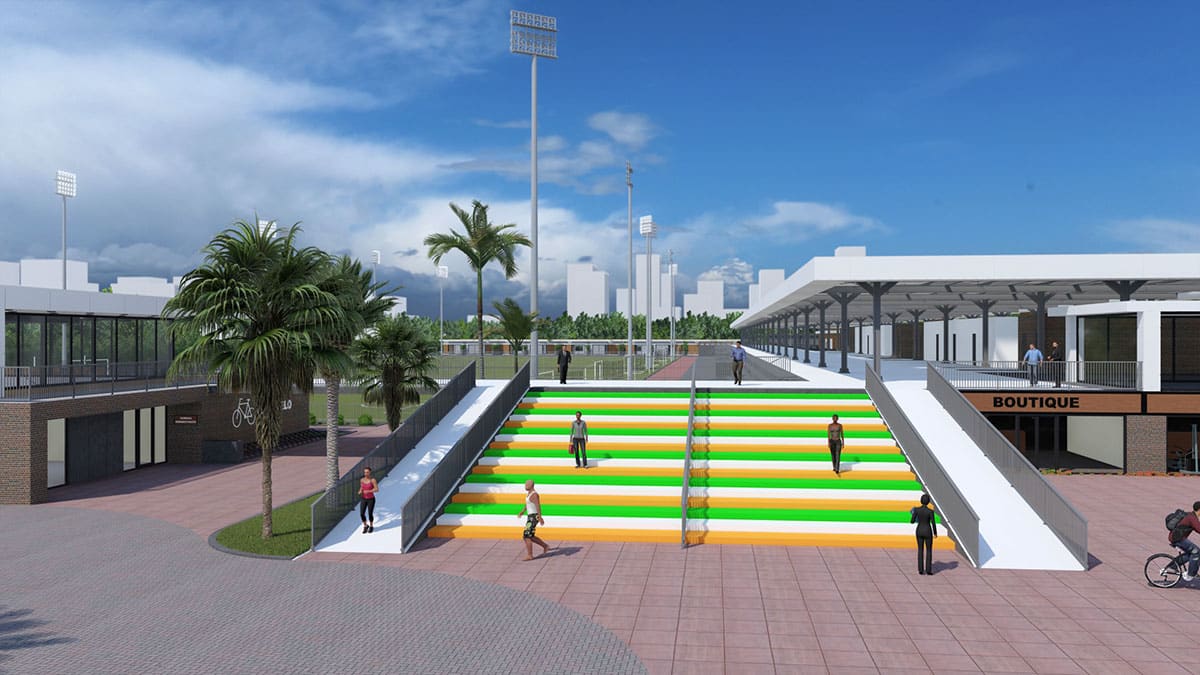 Sports Center Enterance