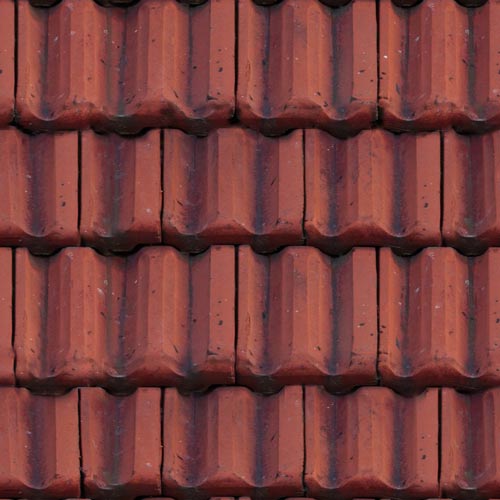 Kırmızı Kiremit Çatı Texture